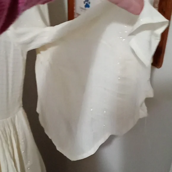 Umgee Cream Long Sleeve Dress - Picture 2 of 4